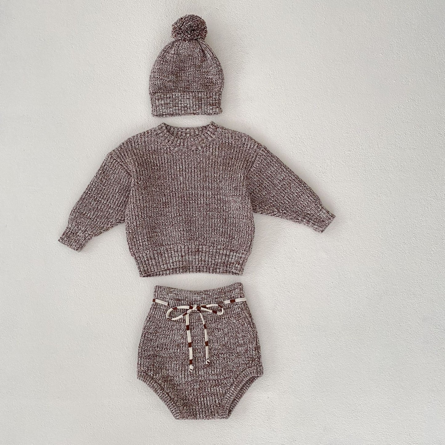 Baby Girl 3-Piece Knit Outfit