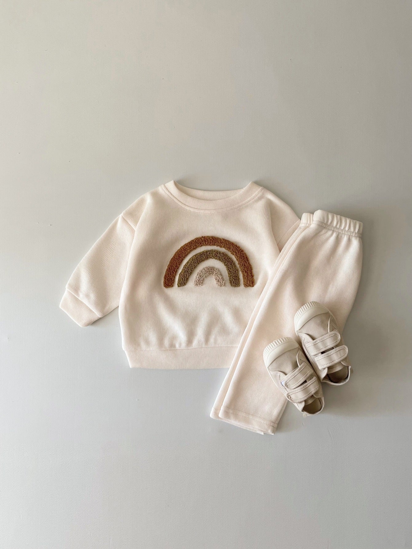 Baby Alphabet Embroidered Outfit (2-Piece