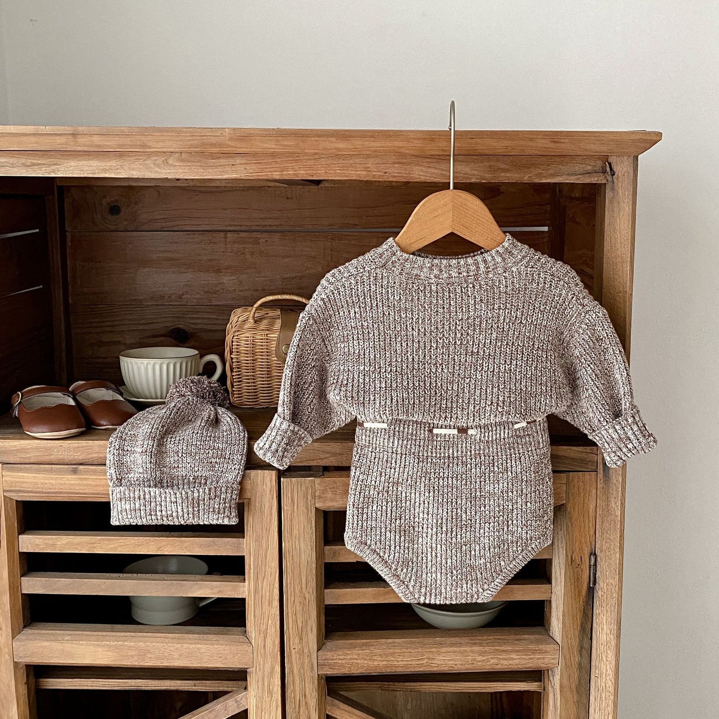 Baby Girl 3-Piece Knit Outfit