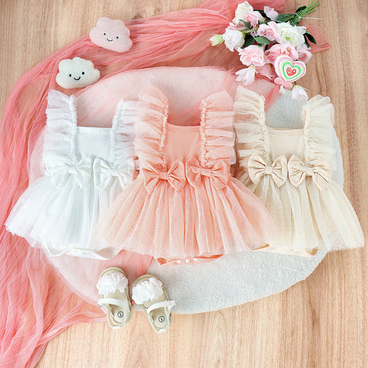 Baby Princess Net Skirt Jumpsuit
